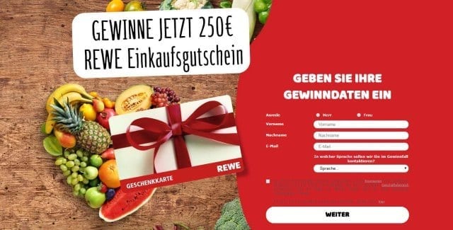 Gewinnspiel Supermarkt Gewinnspiel Supermarkt